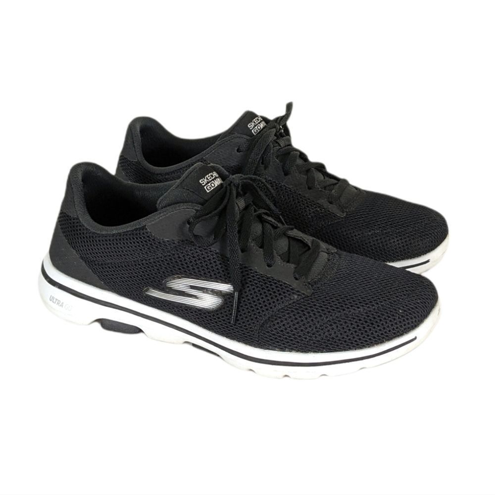Skechers Black and White Sneakers Women's 9.5